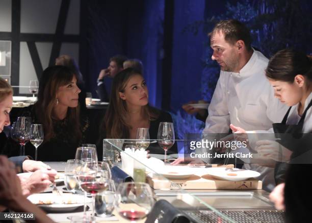 Jennifer Stallone, Sophia Stallone and Chef Danile Humm attend Gaggenau Restaurant 1683 Honoring Operation Smile on May 23, 2018 in Los Angeles,...