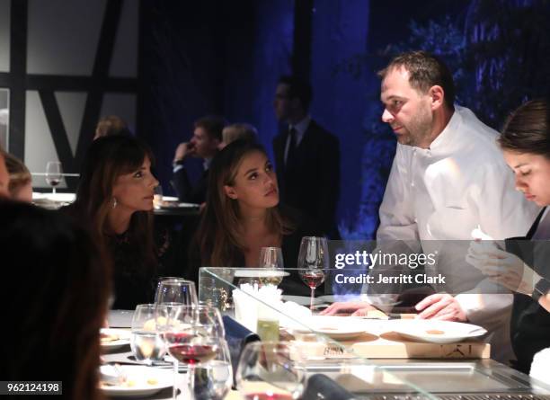 Jennifer Stallone, Sophia Stallone and Chef Danile Humm attend Gaggenau Restaurant 1683 Honoring Operation Smile on May 23, 2018 in Los Angeles,...