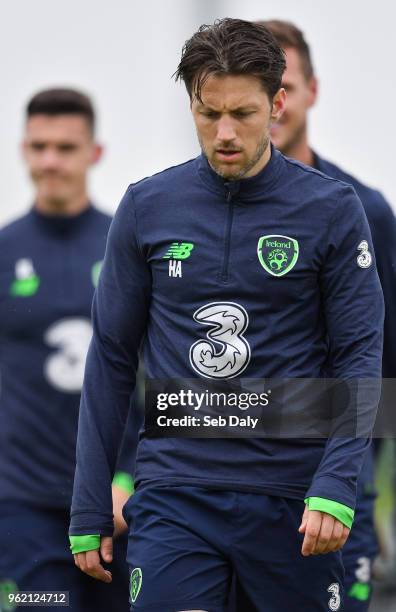 Dublin , Ireland - 24 May 2018; Harry Arter during a Republic of Ireland squad training session at the FAI National Training Centre in Abbotstown,...