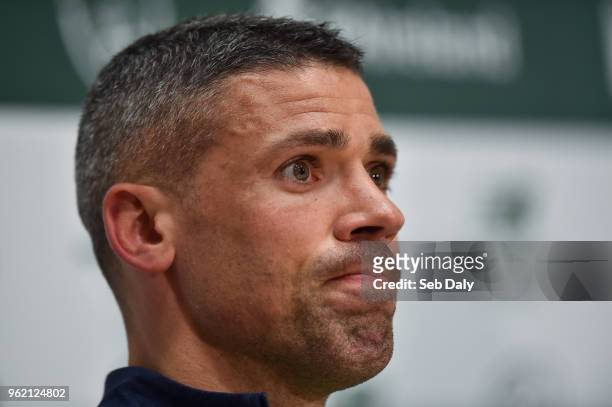 Dublin , Ireland - 24 May 2018; Jonathan Walters during a Republic of Ireland press conference at the FAI National Training Centre in Abbotstown,...
