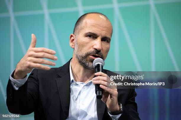 Dara Kowsrowshahi, chief executive officer of Uber Technologies Inc., attends the Viva Tech start-up and technology gathering at Parc des Expositions...