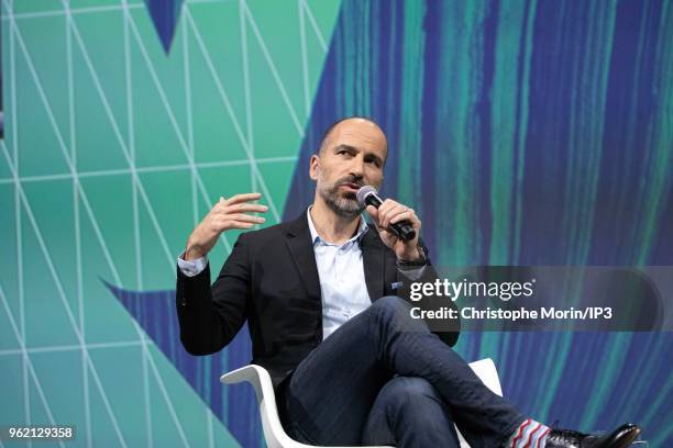 Dara Kowsrowshahi, chief executive officer of Uber Technologies Inc., attends the Viva Tech start-up and technology gathering at Parc des Expositions...