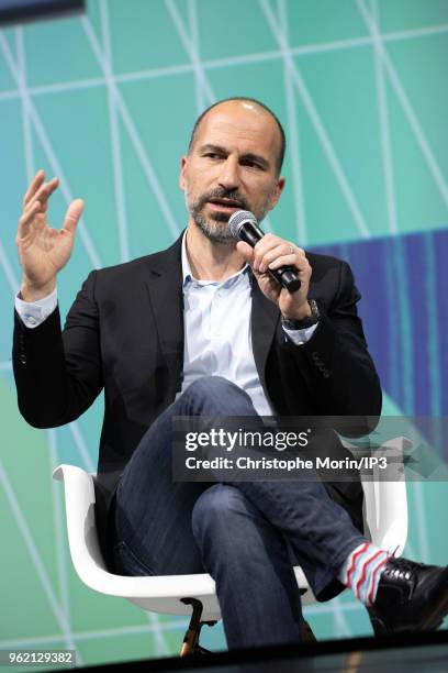 Dara Kowsrowshahi, chief executive officer of Uber Technologies Inc., attends the Viva Tech start-up and technology gathering at Parc des Expositions...