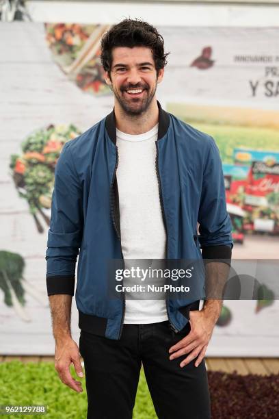 Miguel Angel Munoz Attends 'El Huerto de Florette' in Madrid on May 24, 2018 in Madrid, Spain.