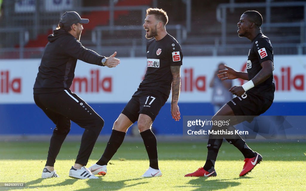 SC Weiche Flensburg 08 v Energie Cottbus - Third League Playoff Leg 1