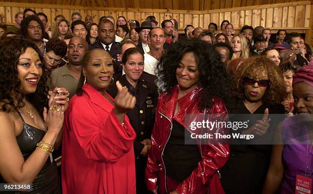 Diana Ross, Patti LaBelle, Chaka Khan, Police Officers, Celebrities and Musicians.