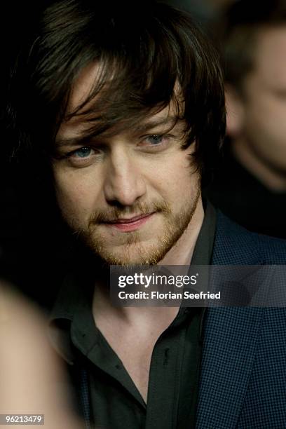 Actor James McAvoy attends the Ein Russischer Sommer Germany Premiere on January 27, 2010 in Berlin, Germany.