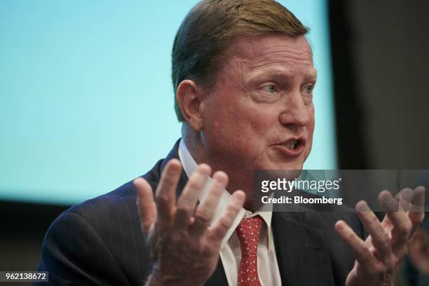 Thomas Fanning, chairman and chief executive officer of Southern Co., speaks during the the Federal Reserve Bank of Atlanta & Dallas Technology...