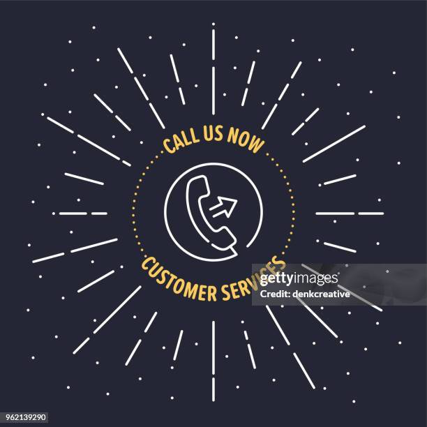 call center label badge - school secretary stock illustrations