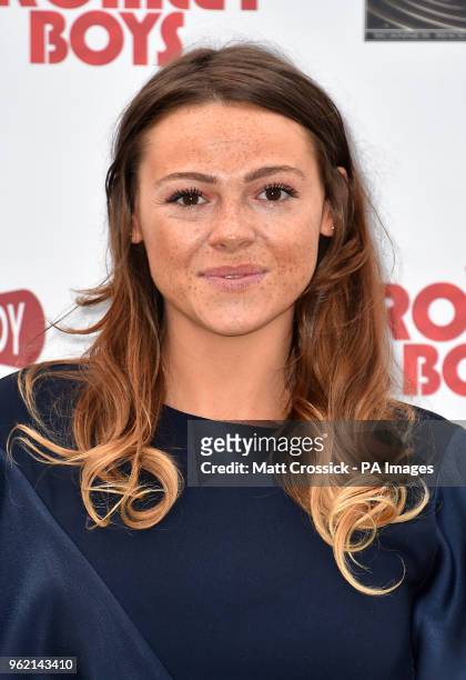 Shana Swash attending The Bromley Boys World Premiere held at Wembley Stadium in London.