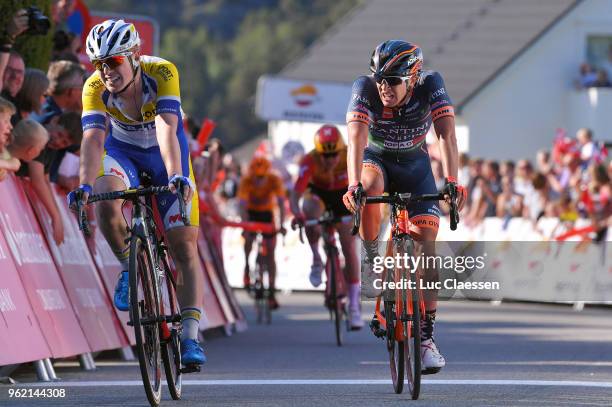 Arrival / Milan Menten of Belgium and Team Sport Vlaanderen-Baloise / Nicola Bagioli of Italy and Nippo-Vini Fantini-Europa Ovini / during the 11th...