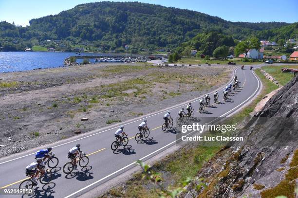 Landscape / Peloton / during the 11th Tour des Fjords 2018, Stage 3 a 183km stage from Farsund to Egersund on May 24, 2018 in Egersund, Norway.