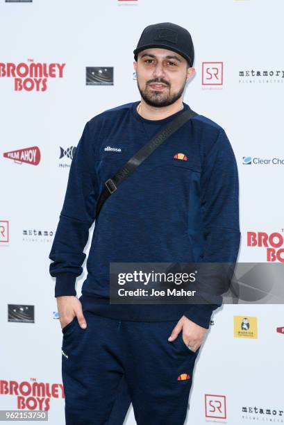 Adam Deacon attends 'The Bromley Boys' UK premiere held in The Great Room at Wembley Stadium on May 24, 2018 in London, England.