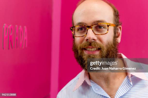 Tristan Ramirez attends Alejandro Dron's Exhibition at Agatha Ruiz de la Prada store on May 24, 2018 in Madrid, Spain.