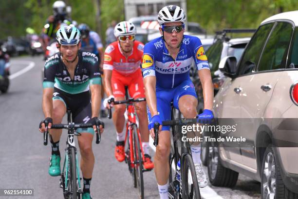 Maximilian Schachmann of Germany and Team Quick-Step Floors / Mattia Cattaneo of Italy and Team Androni Giocattoli-Sidermec / Christoph Pfingsten of...