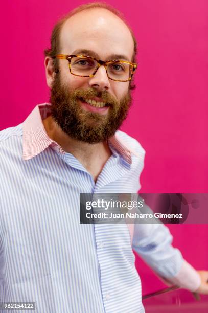 Tristan Ramirez attends Alejandro Dron's Exhibition at Agatha Ruiz de la Prada store on May 24, 2018 in Madrid, Spain.