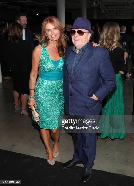 Roma Downey and Van Morrison attend Gaggenau Restaurant 1683 Honoring Operation Smile on May 23, 2018 in Los Angeles, California.