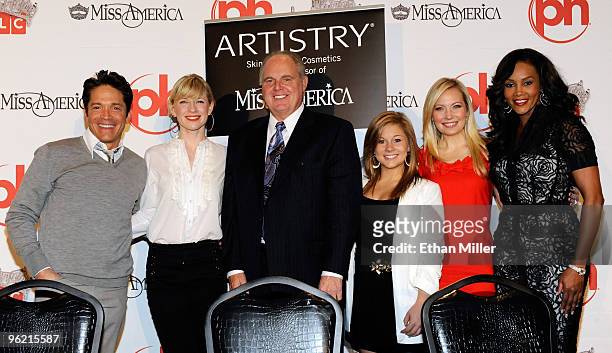 Judges in the 2010 Miss America Pageant saxophonist Dave Koz, singer/songwriter Brooke White, radio talk show host and conservative commentator Rush...