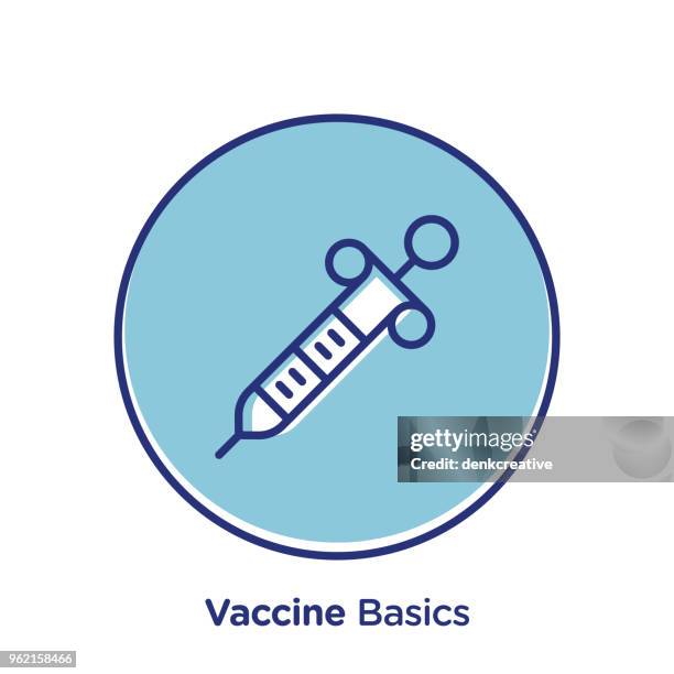 mass vaccination - getting flu shot stock illustrations