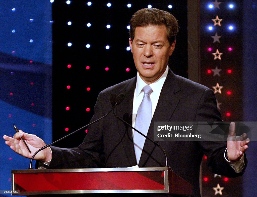 Republican presidential candidate and Senator Sam Brownback