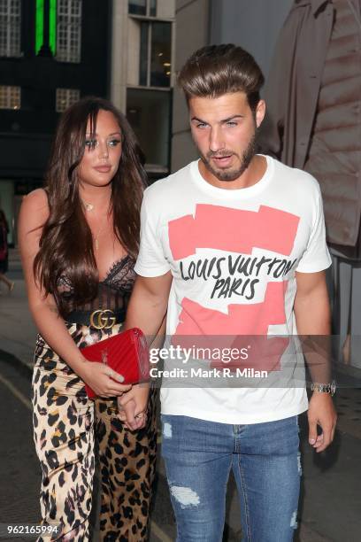 Charlotte Crosby attending the Divinci party at Libertine on May 24, 2018 in London, England.