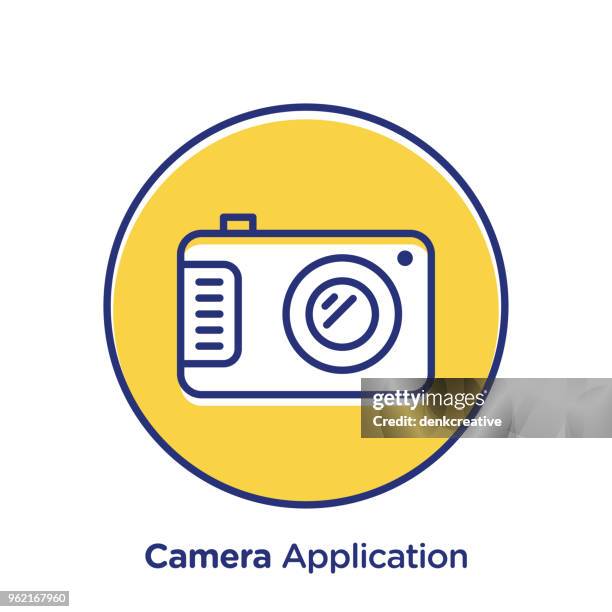 camera application - camera aperture stock illustrations