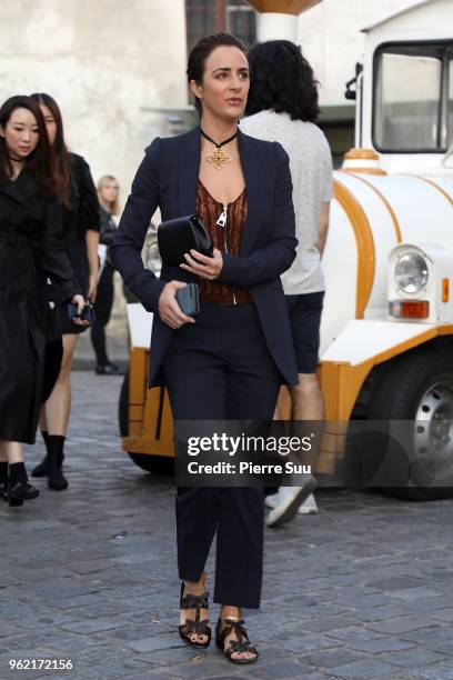 Alexia Niedzielski arrives at the 'Dior Couture s/s Cruise Collection' welcome dinner in Montmartre on May 24, 2018 in Paris, France.