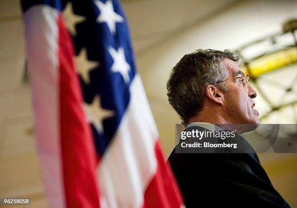 Frederic Mishkin, governor of the U.S. Federal Reserve, speaks at the National Association of Business Economics Washington Economic Policy...