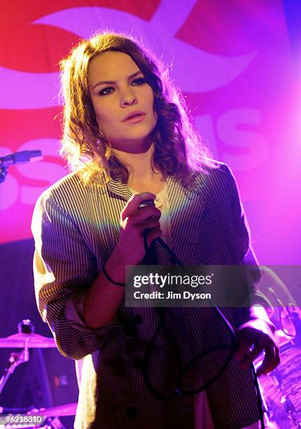 Coco Sumner of 'I Blame Coco' performs live on stage during the 'New To Q Sessions' at the Tabernacle in Notting Hill, on January 27, 2010 in London,...