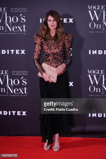 Ana Garcia-Sineriz attends the 'Vogue Who's On Next' awards photocall at Fernan Nunez Palace on May 24, 2018 in Madrid, Spain.