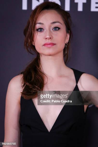 Actress Andrea Trepat attends the 'Vogue Who's On Next' awards photocall at Fernan Nunez Palace on May 24, 2018 in Madrid, Spain.