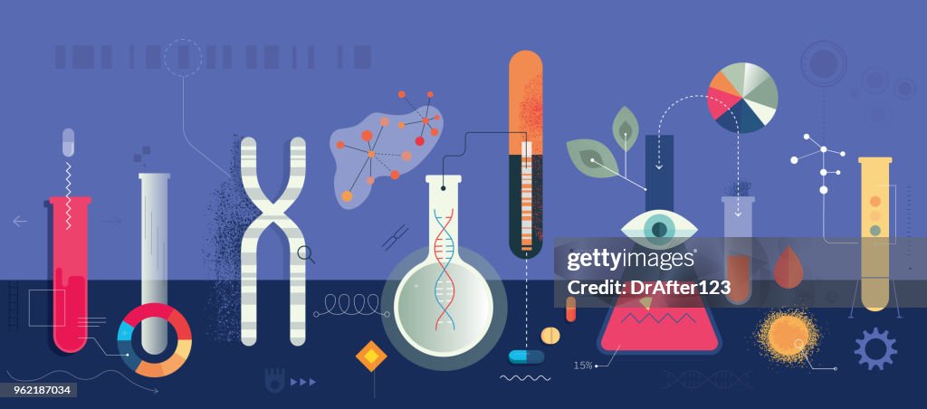 Bioedical Science Figure Biomedical Science Concept High-Res Vector Graphic - Getty Images