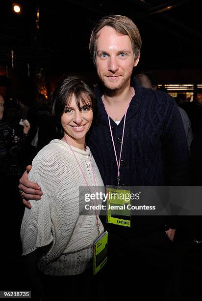 Producers Kim Jackson and Hemming Kamm attend the Press and Filmmakers Reception at Shabu during the 2010 Sundance Film Festival on January 27, 2010...