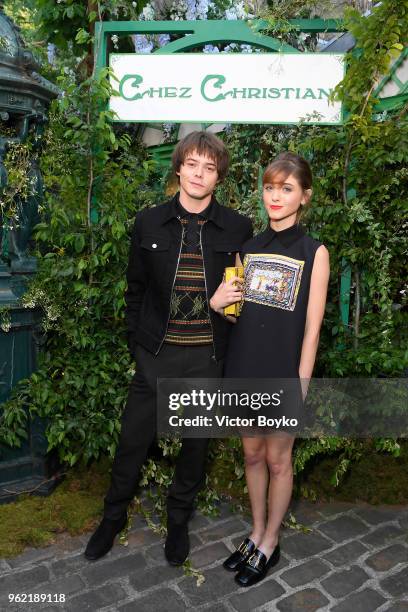 Charlie Heaton and Natalia Dyer attend the Welcome Dinner of the Christian Dior Couture S/S 2019 Cruise Collection on May 24, 2018 in Paris, France.