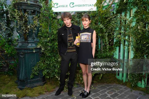 Charlie Heaton and Natalia Dyer attend the Welcome Dinner of the Christian Dior Couture S/S 2019 Cruise Collection on May 24, 2018 in Paris, France.