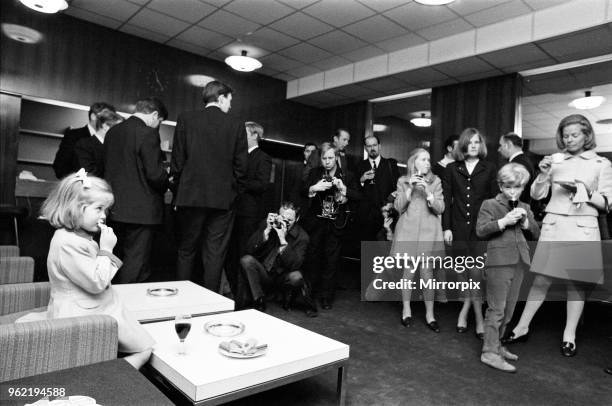 Lady Helen Windsor at the GPO Tower with her family during the Daily Mail Trans-Atlantic Air Race, 11th May 1969.