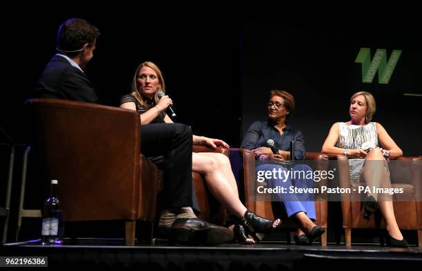 Presenter Vassos Alexander, professional boxer Stacey Copeland, Olympian and Commonwealth medalist Lorna Boothe and ECB Head of Women's Cricket Clare...