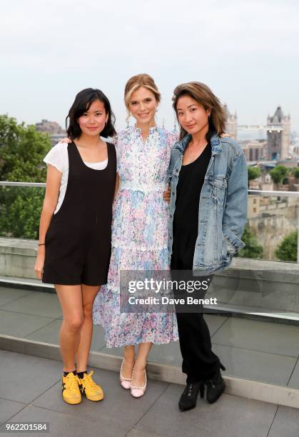 Katie Leung, Emilia Fox and Kae Alexander attend the launch of the Four Seasons Residences London at Ten Trinity Square on May 24, 2018 in London,...