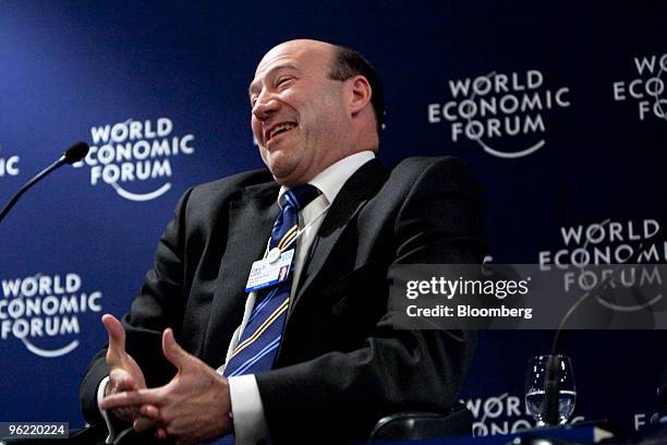 Gary D. Cohn, president and chief operating officer of Goldman Sachs Group Inc., participates in a panel discussion titled "Rethinking Risk in the...