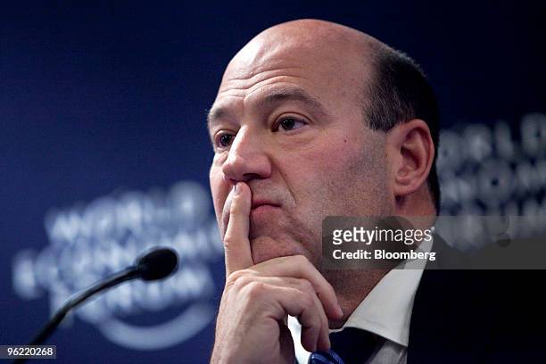 Gary D. Cohn, president and chief operating officer of Goldman Sachs Group Inc., participates in a panel discussion titled "Rethinking Risk in the...