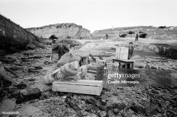 The last twenty three residents of Inishark Island , off the coast of County Galway, Ireland, are pictured evacuating the Island. The residents have...