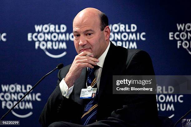 Gary D. Cohn, president and chief operating officer of Goldman Sachs Group Inc., participates in a panel discussion titled "Rethinking Risk in the...