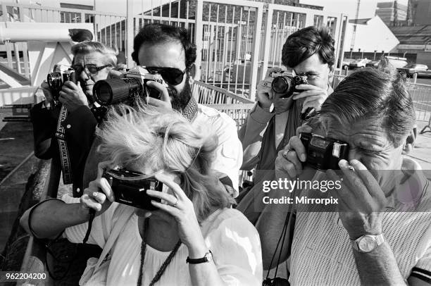 Queen Elizabeth II visits Port Sunlight as part of its 100th birthday celebrations, 8th August 1988.