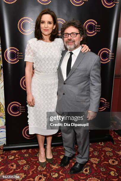 Tina Fey and Jeff Richmond attend the 2018 Outer Critics Circle Theatre Awards at Sardi's on May 24, 2018 in New York City.