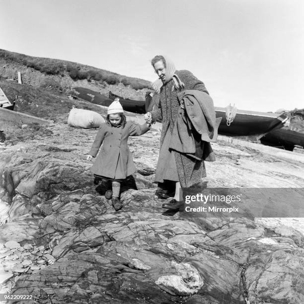 The last twenty three residents of Inishark Island , off the coast of County Galway, Ireland, are pictured evacuating the Island. The residents have...