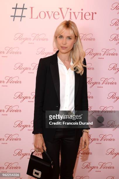Anne Sophie Mignaux attends Roger Vivier "#LoveVivier" Book Launch Cocktail on May 24, 2018 in Paris, France.