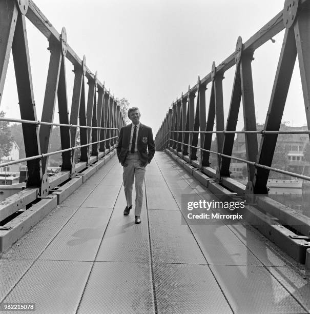 Tommy Steele pictured near the Casino, Hampton Court and on the surrounding river banks, 28th May 1964.