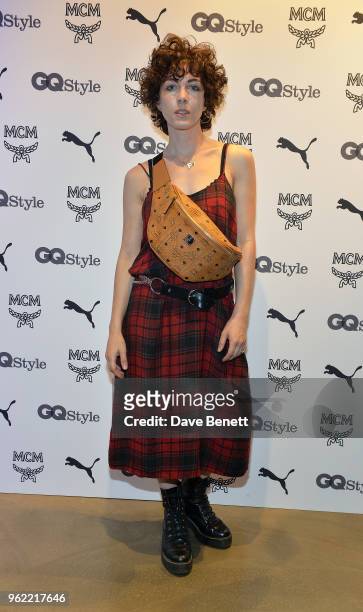 Femme attends PUMA x MCM Collaboration London Launch Party in partnership with British GQ Style on May 24, 2018 in London, England.