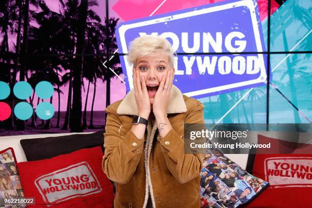 May 24: Betty Who visits the Young Hollywood Studio on May 24, 2017 in Los Angeles, California.
