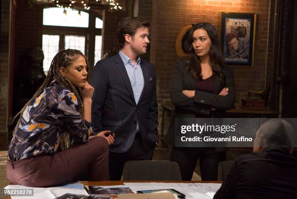 Code Act/Transposition" - In a special, two-hour season finale, the Deception team goes up against the Mystery Woman in a battle of dueling...